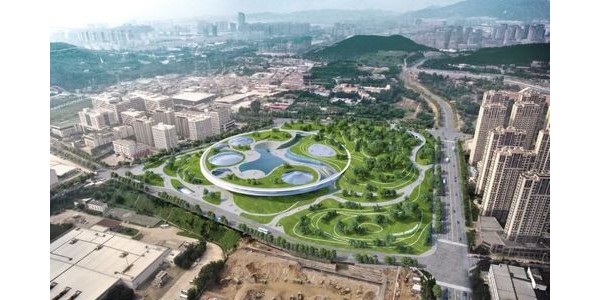 “飛碟”成型！青島虛擬現(xiàn)實創(chuàng)享中心封頂