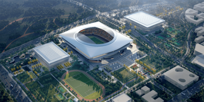 雄安體育中心開建，投資25億，設(shè)計(jì)以“山水·印章”為理念