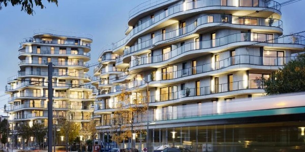 特色公寓，根據(jù)錯落變化的平面布局