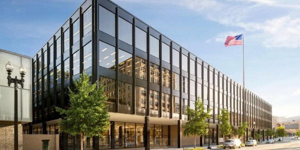 極簡現(xiàn)代 | 玻璃鋼立面圖書館