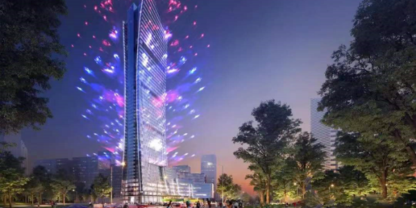 寧波新一中心，形如一棵大樹(shù) / 巴馬丹拿