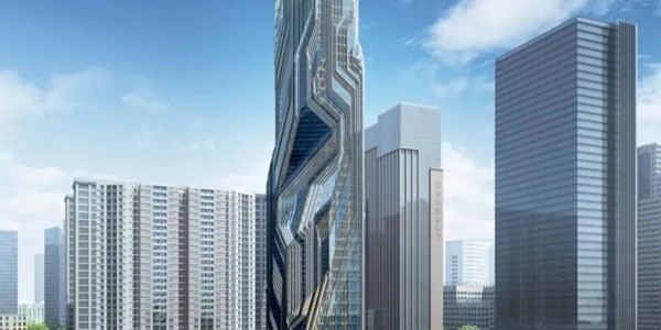 深圳又一新地標封頂，由扎哈事務(wù)所設(shè)計，形如‘變形金剛’