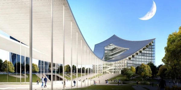 BIG米蘭綜合體CityWave破土動(dòng)工，140m 長(zhǎng)大型天篷連接兩棟建筑