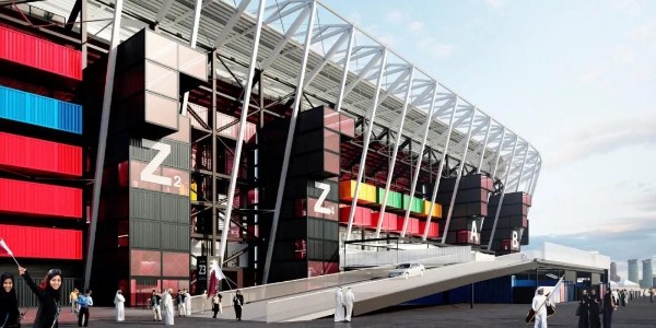 第一座完全可拆卸的集裝箱體育場即將建成，卡塔爾世界杯974體育場！