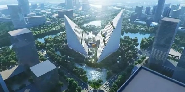 vivo全球AI研發(fā)中心項(xiàng)目最新進(jìn)展，“V”形打造杭州未來新地標(biāo)