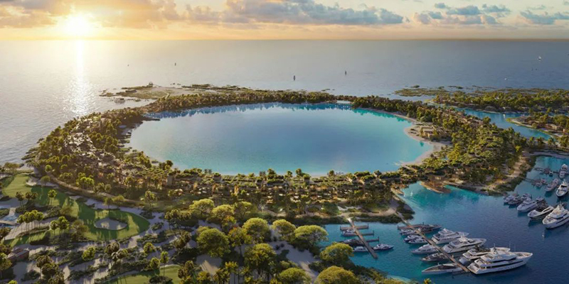 Foster + Partners公布紅海“永恒花園” 拉赫克島設計方案