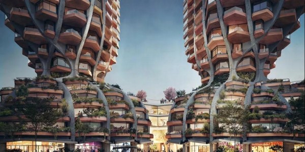 溫哥華未來(lái)新地標(biāo)！鬼才建筑師Thomas Heatherwick設(shè)計(jì)中心區(qū)雙子塔樓